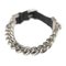 Chain Monogram Eclipse PVC Metal Black Silver Bracelet by Louis Vuitton 1