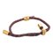 Louis Vuitton Brass Reflex Friendship Bangle Bracelet Mp234e Red Black Gold Leather Womens by Louis Vuitton 3