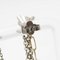 Rhinestone Metal Chain Earrings from Louis Vuitton, Set of 2 5