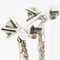Rhinestone Metal Chain Earrings from Louis Vuitton, Set of 2 4