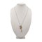 Broche Pandantif Cle Necklace in Metal & Gold Silver Key Motif Pendant by Louis Vuitton 8