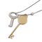 Broche Pandantif Cle Necklace in Metal & Gold Silver Key Motif Pendant by Louis Vuitton, Image 5