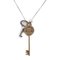 Broche Pandantif Cle Necklace in Metal & Gold Silver Key Motif Pendant by Louis Vuitton, Image 1
