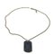 Collier Plaque LV Locket Pendant Black Gray Monogram Eclipse Noir Necklace by Louis Vuitton 2