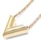 Essential V Gp Gold Plated Necklace by Louis Vuitton 1