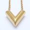 Essential V Gp Gold Plated Necklace by Louis Vuitton 4