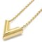 Essential V Gold Plated Necklace by Louis Vuitton 10