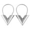 Essential V Hoop Earrings from Louis Vuitton, Set of 2, Image 1