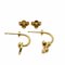 Bookle Dreille Blooming Earrings Gold M64859 Lv Circle Monogram Flower by Louis Vuitton 6
