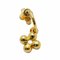 Bookle Dreille Blooming Earrings Gold M64859 Lv Circle Monogram Flower by Louis Vuitton 4