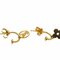 Bookle Dreille Blooming Earrings Gold M64859 Lv Circle Monogram Flower by Louis Vuitton 3