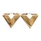 Book De Reuil Essential V Guilloche Gold Earrings by Louis Vuitton, Set of 2 7