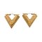 Book De Reuil Essential V Guilloche Gold Earrings by Louis Vuitton, Set of 2, Image 2