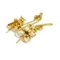 Petit Louis Bouquet De Reuil Lv Circle Strass Gp Gold Monogram Flower Clear Earrings by Louis Vuitton, Set of 2 4