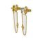 Petit Louis Bouquet De Reuil Lv Circle Strass Gp Gold Monogram Flower Clear Earrings by Louis Vuitton, Set of 2 2