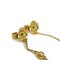 Petit Louis Bouquet De Reuil Lv Circle Strass Gp Gold Monogram Flower Clear Earrings by Louis Vuitton, Set of 2 6
