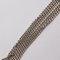 Collier Plate Damier Perforate Halskette mit Anhänger in Schwarz & Silber von Louis Vuitton 3