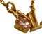 Gold Corrier Lulgram Necklace from Louis Vuitton 4
