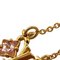 Goldene Corrier Lulgram Halskette von Louis Vuitton 5