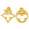 LV Flower Gram Metal Earrings by Louis Vuitton, Set of 2, Image 2