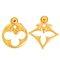 LV Flower Gram Metal Earrings by Louis Vuitton, Set of 2, Image 4