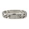 Monogram Metal Silver Chain Bracelet by Louis Vuitton, Image 2