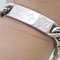Silbernes Unisex-Armband mit Monogramm-Kette aus Metall von Louis Vuitton 2
