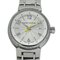 Tambour Date Quartz Qz Stainless Steel & Silver Round Watch by Louis Vuitton, Image 2