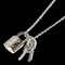 White Gold Pandantiff Lockit Necklace from Louis Vuitton 1