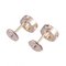 Louis Vuitton Puce Enplant Earrings/Earrings K18Yg Yellow Gold, Set of 2 3