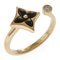 Yellow Gold and Diamond Berg Star Blossom Mini Ring by Louis Vuitton 1