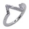 Diamond LV Vault Upside Down White Gold Ring by Louis Vuitton 1