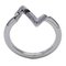 Diamond LV Vault Upside Down White Gold Ring by Louis Vuitton 3