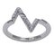 Diamond LV Vault Upside Down White Gold Ring by Louis Vuitton 2