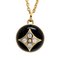 LOUIS VUITTON Yellow Gold Diamond,Onyx Women's Necklace Carat/0.07 [Onyx,White,Yellow] 4