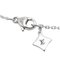 LOUIS VUITTON 750WG Pendant Aldant Women's Necklace Q93652 750 White Gold, Image 7