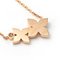 Double Star Blossom Necklace in Pink Gold from Louis Vuitton 5