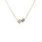 Double Star Blossom Necklace in Pink Gold from Louis Vuitton 1