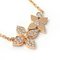 Double Star Blossom Necklace in Pink Gold from Louis Vuitton 4