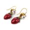 Strawberry Earrings from Miu Miu, Set of 2 1