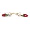 Strawberry Earrings from Miu Miu, Set of 2 3