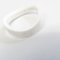 Aqua Swing Ceramic Band Ring in White from Omega 5