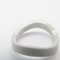 Aqua Swing Ceramic Band Ring in White from Omega 7