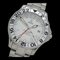 Montre OMEGA Seamaster 2538.20 pour homme 300m GMT chronomètre date remontage automatique AT acier inoxydable SS argent blanc poli 1