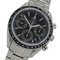 Speedmaster Date Limited Stainless Steel Silver & Black Watch from Omega 1