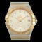 OMEGA Constellation Watch 11P Diamond 123.20.35.20.52.001 Stainless Steel x K18 Pink Gold Automatic Winding Analog Display Silver Dial Men's 1