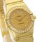 OMEGA Constellation Bezel Diamond Watch K18 oro giallo K18YG Ladies, Immagine 5