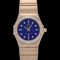 OMEGA Constellation Bucket Bezel 12P Diamond 1931.62.00 Ladies YG Watch Quartz Lapis Lazuli Dial 1