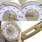 Constellation Bezel Diamond White Shell Yellow Gold Watch from Omega 7
