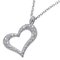 Necklace Womens Heart 750wg Diamond Limelight White Gold from Piaget 1